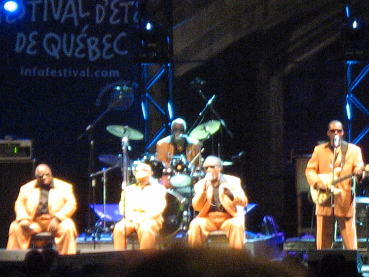 The Blind Boys of Alabama performing in Quebec